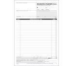 Blocchi DDT Data Ufficio Documenti di trasporto 2 copie Bianco rigato perforato 21,5 x 29,7 cm carta