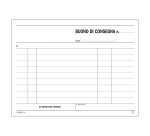 Buoni consegna Data Ufficio Bianco rigato non perforato 11,5 x 16,5 cm carta