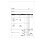 Blocco buste nota spese Data Ufficio Bianco rigato non perforato 16 x 23 cm carta 25 unità