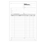 Blocco proposte di commissione Data Ufficio Bianco rigato perforato 21,5 x 29,7 cm carta