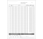 Registri corrispettivi iva Data Ufficio Bianco rigato non perforato 21,5 x 29,7 cm carta