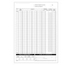 Registri corrispettivi iva Data Ufficio Bianco rigato non perforato 21,5 x 29,7 cm carta