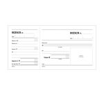 Blocchi ricevute generiche Data Ufficio Bianco rigato non perforato 21,5 x 10 cm carta