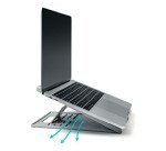 Kensington SmartFit Easy Riser Go Ergonomic Portable Laptop Cooling Stand K50421EU Up to 14" Grey