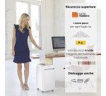 Distruggidocumenti Fellowes LX-221 taglio a microframmento livello di sicurezza P5 - 20 fogli - bianco