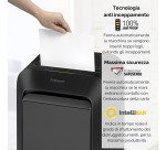 Distruggidocumenti Fellowes LX-211 taglio a microframmento livello di sicurezza P5 - 15 fogli - nero