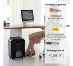 Fellowes Powershred LX201 Micro-Cut Shredder Security Level P-5 12 Sheets