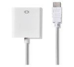 nedis 1 x HDMI Connector to 1 x VGA Female Cable 0.2m White