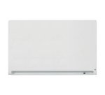 Lavagna magnetica in vetro Nobo Impression Pro con vassoio porta accessori nascosto bianco brillante 190 x 100 cm