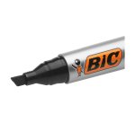 BIC Marking 2300 Permanent Marker Medium Chisel 3.7 mm - 5.5 mm Black Pack of 12