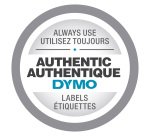 Nastro DYMO Rhino Nylon nero bianco 12 mm x 3,5 m