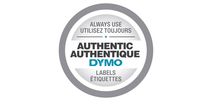 Nastro DYMO Rhino Nylon nero bianco 12 mm x 3,5 m