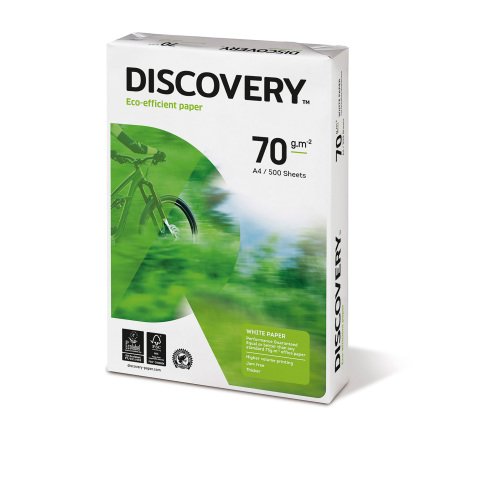 Carta Discovery Eco Efficient A4 70 g/m² bianco 5 confezioni da 500 fogli