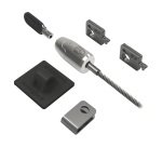 Kensington 2.0 Desktop and Peripherals Locking Kit With T-Bar Anchor K64424WW For Standard Security Slots
