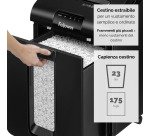 Distruggidocumenti Fellowes Automax 100M, taglio a microframmento, 100 fogli, nero