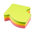 CAIMI Shaped notes assorted cube heart arrow apple message 3 Pieces