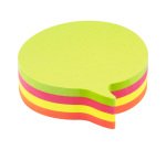 CAIMI Shaped notes assorted cube heart arrow apple message 3 Pieces