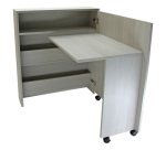 Mobile con scrivania a ribalta UNISIT USWM8/BI Secret Smart Bodega 800 x 220 x 930 mm