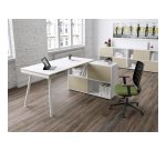 Postazione lavoro Home Office Tetris Rovere, bianco 1.300 x 815 x 1.200 mm
