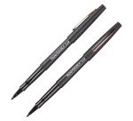 PaperMate Fineliner Pen Flair Black Medium 0.7 mm Pack of 12