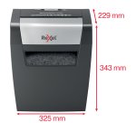 Distruggidocumenti Rexel Momentum X406 - taglio a frammenti - livello di sicurezza P4