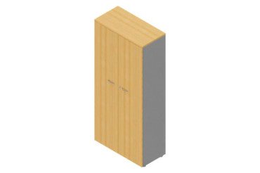 Armadio alto Quadrifoglio Ante legno Faggio 900 x 450 x 2.000 mm