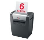 Distruggidocumenti Rexel Momentum X406 - taglio a frammenti - livello di sicurezza P4