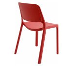 Sedia a 4 gambe UNISIT NKS corallo