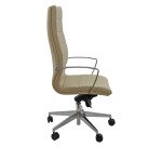 Poltrona girevole UNISIT Aquarius AQPFA/KP ecopelle colore crema
