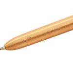 Penna a sfera a scatto BIC 4 Colori Champagne fusto dorato con bollicine al tatto, 1mm