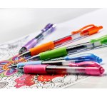 Pilot Hi-Tecpoint V7 Grip Rollerball Pen Medium 0.4 mm Black Pack of 12