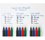 Pilot Hi-Tecpoint V7 Grip Rollerball Pen Medium 0.4 mm Black Pack of 12