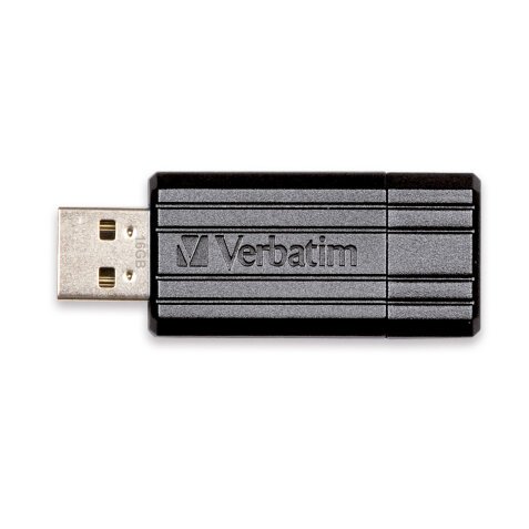Chiavetta USB Verbatim PinStripe 16 gb nero