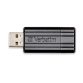 Verbatim USB Flash Drive PinStripe USB 2.0 16 GB Black