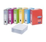 Buste a perforazione Universale Favorit LA500 Superior 22 x 30 cm trasparente polipropilene finitura goffrata a buccia d'arancia spessore alto 500 unità