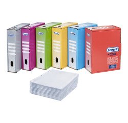 FAVORIT Punched Pockets 100460060 22 x 30 cm polypropylene Transparent 500 pieces