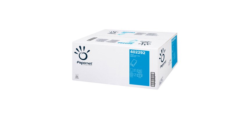 Papernet Special Hand Towels V-fold White 2 Ply 402292 Pack of 15 of 210 Sheets