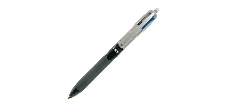 Penna a sfera a scatto BIC 4 Colori Grip Pro, 1mm