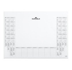 DURABLE Desk Mat 7292/02 Paper White 57 x 41 cm 25 Sheets