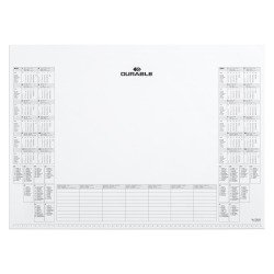 DURABLE Desk Mat 7292/02 Paper White 57 x 41 cm 25 Sheets