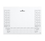 DURABLE Desk Mat 7292/02 Paper White 57 x 41 cm 25 Sheets