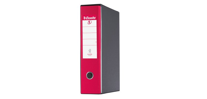 Registratore protocollo dorso 8 cm fucsia Eurofile Esselte in confezione convenienza 11+1 in omaggio