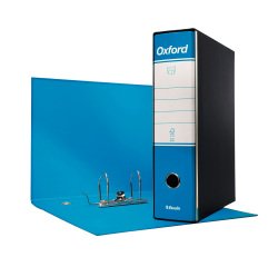 Registratore Protocollo dorso 8 cm Oxford Esselte in cartone 2 anelli A4 azzurro 6 pezzi