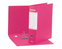 Registratore Commerciale dorso 8 cm Oxford Esselte in cartone 2 anelli A4 fucsia