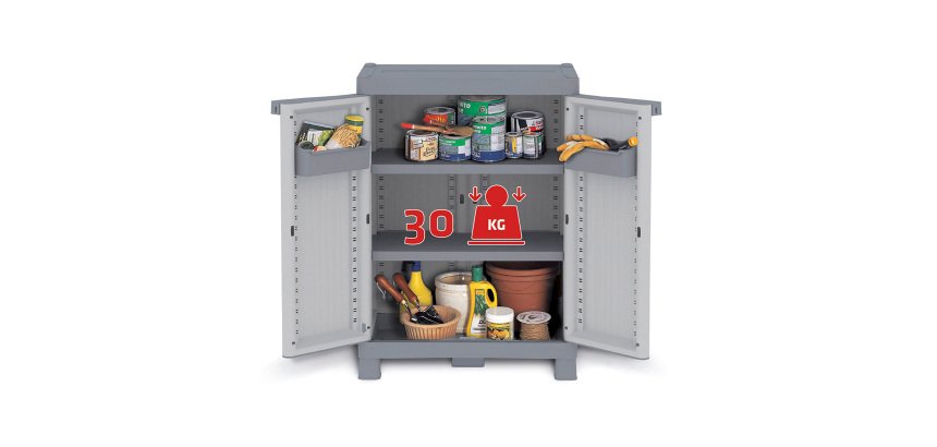 Armadio per esterno Terry Store-Age grigio chiaro 700 x 438 x 976 mm