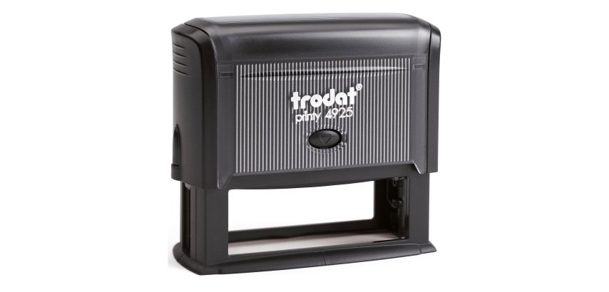 Timbro Trodat Printy 4925 2,5 x 8,2 cm nero
