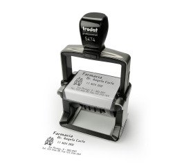 Timbro datario Trodat Professional 5474 60 x 40 cm nero