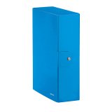 Scatola porta progetti Leitz Wow azzurro cartone dorso