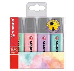 Evidenziatori STABILO Pastel assortiti 4 pezzi