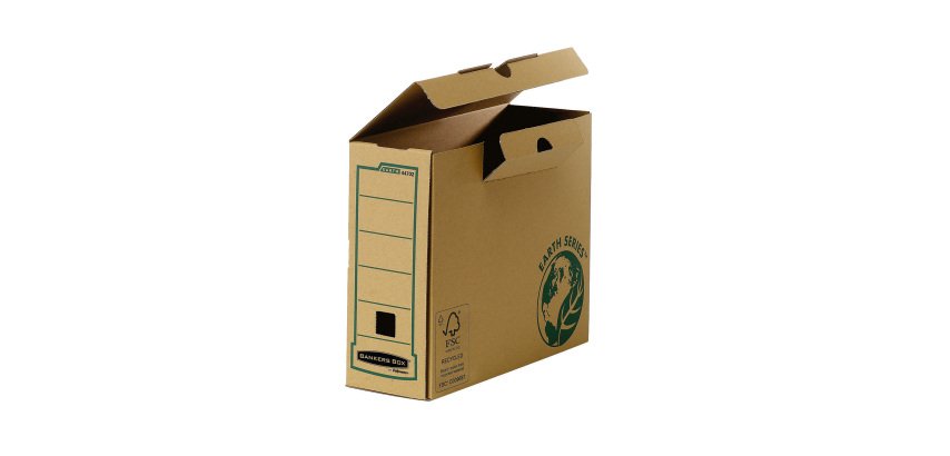 Bankers Box Earth Series A4 FSC Transfer File Brown 250 (H) x 100 (W) x 315 (D) mm Pack of 20